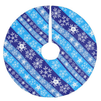 Sneeuwvlok Strepen Blauw Kerstboom Rok