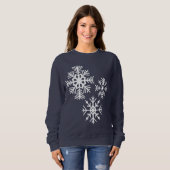 Sneeuwvlok sweatshirt (Voorkant volledig)
