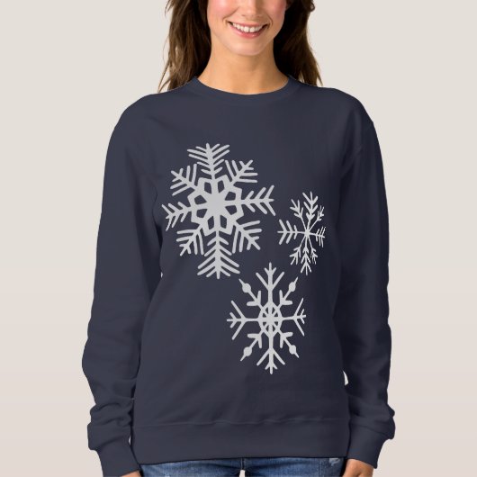 Sneeuwvlok sweatshirt (Voorkant)