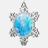 Sneeuwvlok Tin Sneeuwvlok Ornament (Rechts)
