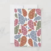 Sneeuwvlok Traandruppel Boom Save The Date (Achterkant)