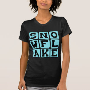 Sneeuwvlok, Unieke Sneeuw T-shirt