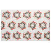 Sneeuwvlok van de Kerstman Stof (Fat Quarter)
