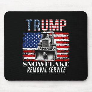Sneeuwvlok Verwijdering Service Grappige Donald Tr Muismat