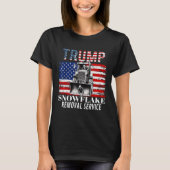Sneeuwvlok Verwijdering Service Grappige Donald Tr T-shirt (Voorkant)