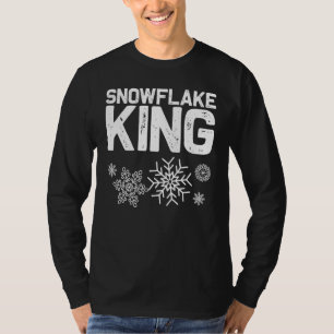 Sneeuwvlok Voor Mannen Vader Ijs Sneeuw Winter T-shirt