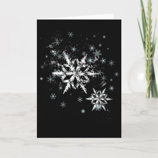 Sneeuwvlok Voor Vrouwen Kaart (Voorkant)