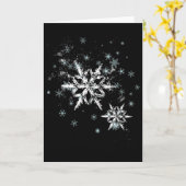 Sneeuwvlok Voor Vrouwen Kaart (Gele Bloem)