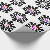 Sneeuwvlok - vrede op aarde cadeaupapier (Hoek)