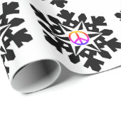 Sneeuwvlok - vrede op aarde cadeaupapier (Rol Hoek)