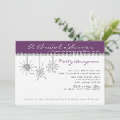 Sneeuwvlok Vrijgezellenfeest Kaart (Staand voorkant)