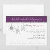 Sneeuwvlok Vrijgezellenfeest Kaart (Voorkant / Achterkant)