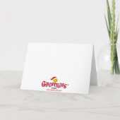 Sneeuwvlok Wenskaart Feestdagen Kaart (Achterkant)