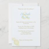 Sneeuwvlok Winter geïnspireerd ontwerp voor trouwd (Achterkant)