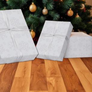Sneeuwvlok Winter Kerstpatroon Cadeaupapier
