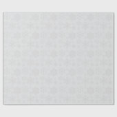 Sneeuwvlok Winter Kerstpatroon Cadeaupapier (Vlak)