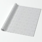 Sneeuwvlok Winter Kerstpatroon Cadeaupapier (Uitgerold)