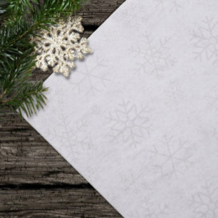 Sneeuwvlok Winter Kerstpatroon Tissuepapier