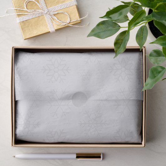 Sneeuwvlok Winter Kerstpatroon Tissuepapier (Geschenk)