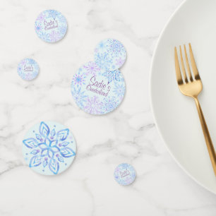 Sneeuwvlok Winter One-derland Eerste Verjaardag Confetti