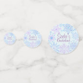 Sneeuwvlok Winter One-derland Eerste Verjaardag Confetti (Voorkanten)