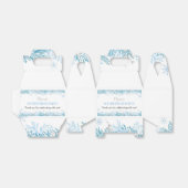 Sneeuwvlok Winter Verjaardagsfeestje Favor Box Bedankdoosjes (Uitgevouwen)