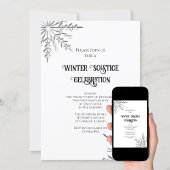 Sneeuwvlok Winter zonnewende viering Kaart