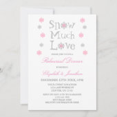 Sneeuwvlok Winterrepetitie Kaart (Voorkant)