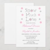 Sneeuwvlok Winterrepetitie Kaart (Voorkant / Achterkant)