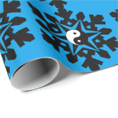 Sneeuwvlok - yin yang cadeaupapier (Rol Hoek)
