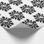 Sneeuwvlok - yin yang cadeaupapier (Hoek)