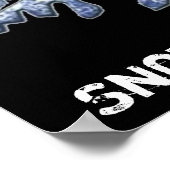 Sneeuwvlok Zombie! Poster (Hoek)