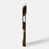 Sneeuwvlokbedekking Chocoladelab Foto Sluiten Case-Mate iPhone Case (Achterkant / Rechts)