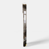 Sneeuwvlokbedekking Chocoladelab Foto Sluiten Case-Mate iPhone Case (Achterkant / Links)