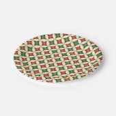 Sneeuwvlokcirkels 4-PAPIER-BORDEN Papieren Bordje (Gekanteld)