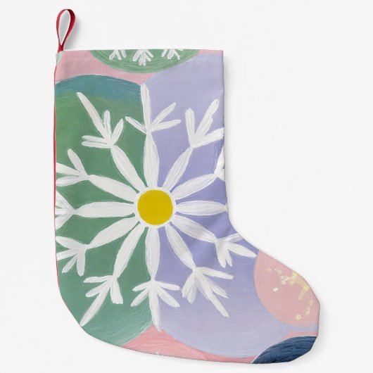 Sneeuwvlokconstellaties Kleine Kerstsok (Voorkant)