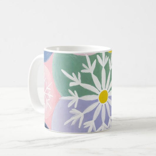 sneeuwvlokconstellaties koffiemok (Voorkant links)