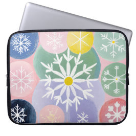 sneeuwvlokconstellaties laptop sleeve