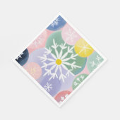 sneeuwvlokconstellaties servet (Hoek)