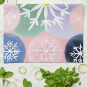 sneeuwvlokconstellaties theedoek (Gevouwen)