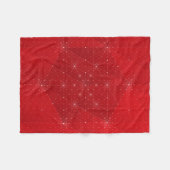 Sneeuwvlokdeken Fleece Deken (Voorkant (Horizontaal))