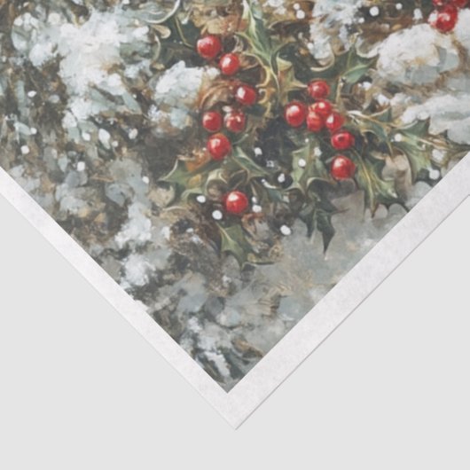 sneeuwvlokeland tissuepapier (Detail)