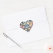 sneeuwvlokgeest hart sticker (Envelop)