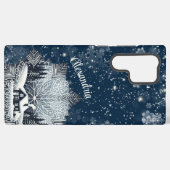 sneeuwvlokhut samsung galaxy hoesje (Achterkant horizontaal)