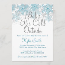 Sneeuwvlokje Baby Het Is Koud Buiten Baby Shower