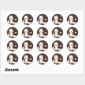Sneeuwvlokje Baby Shower Stickers (Vel)