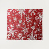 Sneeuwvlokken 10 wandkleed (Voorkant (horizontaal))