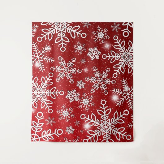 Sneeuwvlokken 10 wandkleed (Voorkant)