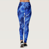 Sneeuwvlokken 11 Broek Leggings (Achterkant)