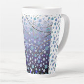 Sneeuwvlokken 16 latte mok (Rechterhoek)